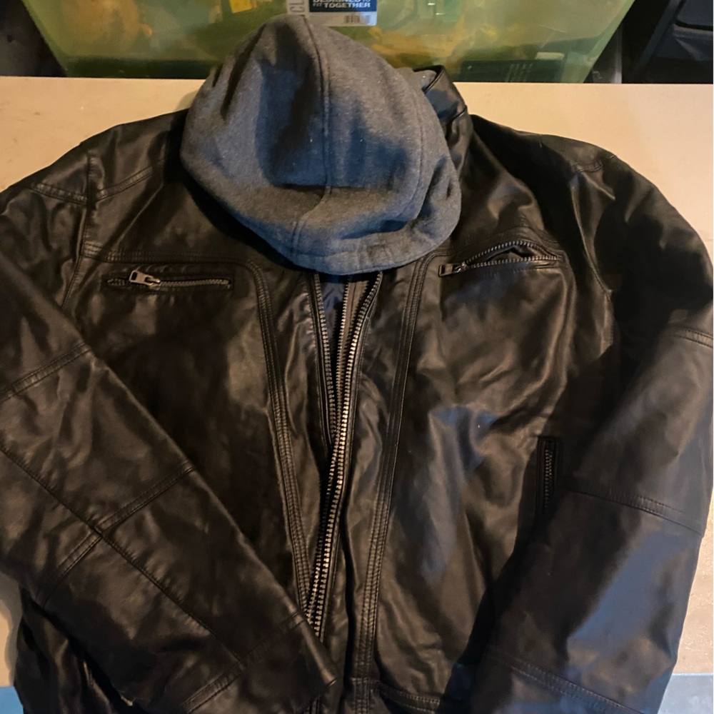 Calvin Klein Men’s Leather Jacket